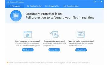 360 Document Protector for Windows - Download it from Habererciyes for free